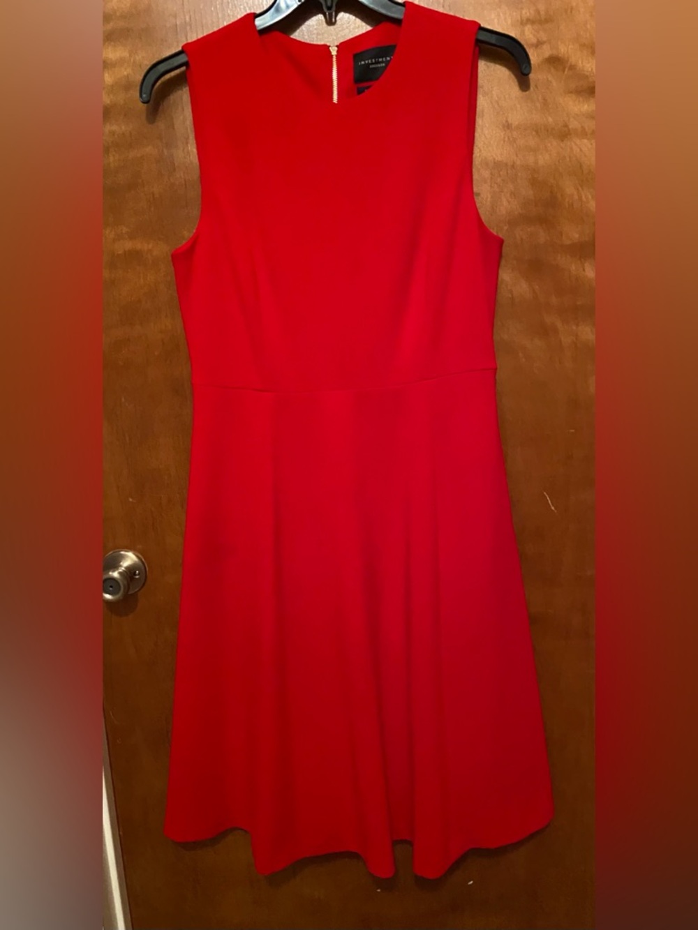 Investments Fit and Flare Red Dress